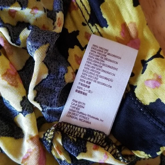 Free People Love Letter Floral Tunic Boho Oversized Blouse Top Dress - Picture 12 of 12